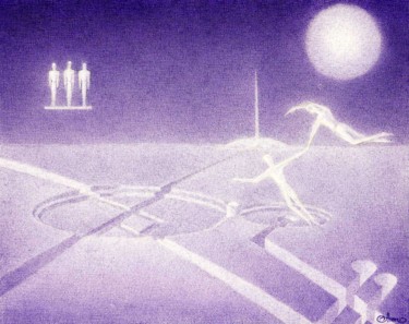 Рисунок под названием "16-1994.jpg" - Андрей Антипин, Подлинное произведение искусства, Шариковая ручка