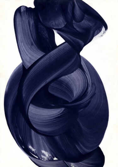 Картина под названием ""Рождение формы"" - Nega, Подлинное произведение искусства, Акрил