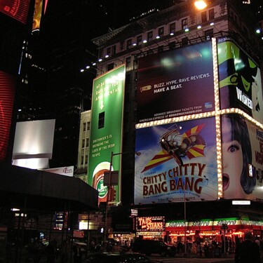 Photographie intitulée "Times Square-1" par Neide Martins, Œuvre d'art originale, Photographie numérique