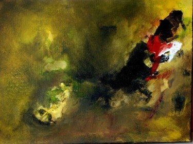 Pintura intitulada "Fuga" por Neide Reche, Obras de arte originais, Óleo