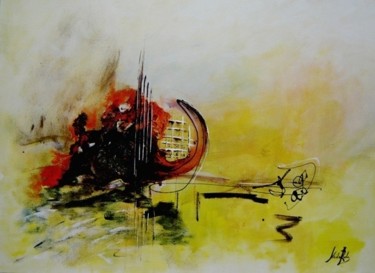 Painting titled "Toy" by Neide Reche, Original Artwork, Oil