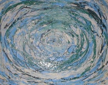 Painting titled "WHIRLPOOL" by Neil Martin, Original Artwork, Oil