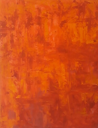 Painting titled "Vermelho e vermelhos" by Neilon Batista, Original Artwork, Acrylic