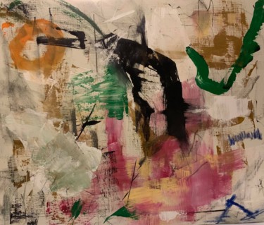 Pintura intitulada "Improvisation 2019…" por Neil Stalnaker, Obras de arte originais, Acrílico