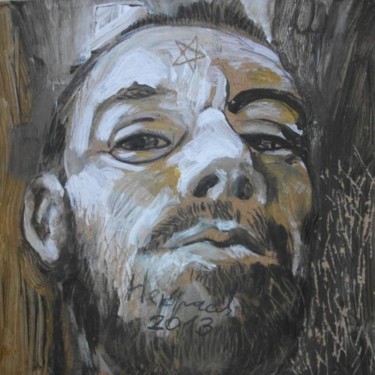 Картина под названием "self-portrait" - Vladimir Nekrasov, Подлинное произведение искусства