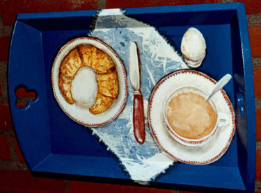Diseño titulada "Trompe L'oeil" por Nelie Meininger, Obra de arte original, Arte de mesa