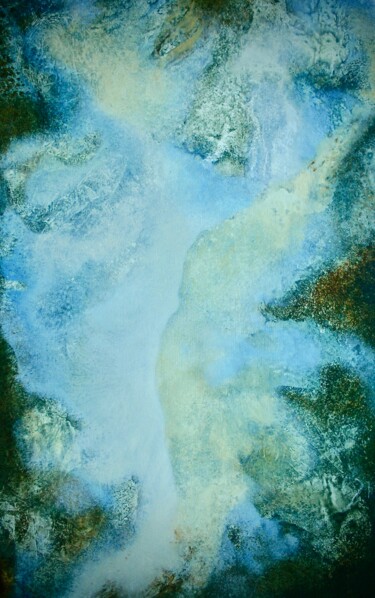 Картина под названием "Upsilon (Andromadae)" - Nelly Kieffer, Подлинное произведение искусства, Масло