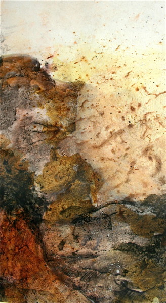 Peinture intitulée "Bohème" par Nelly Kieffer, Œuvre d'art originale, Encre Monté sur Carton