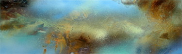 Картина под названием "Reflet" - Nelly Kieffer, Подлинное произведение искусства, Масло Установлен на картон