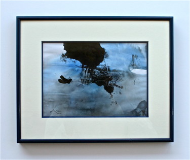 Картина под названием "Caresse" - Nelly Kieffer, Подлинное произведение искусства, Чернила Установлен на картон