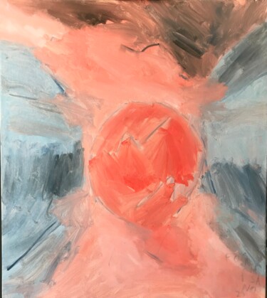 Peinture intitulée "Pallone da calcio X…" par Nello Formisano, Œuvre d'art originale, Huile Monté sur Châssis en bois