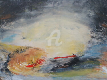 Pintura titulada "Tourbillon de lumiè…" por Nelly Carnet, Obra de arte original, Acrílico Montado en Bastidor de camilla de…