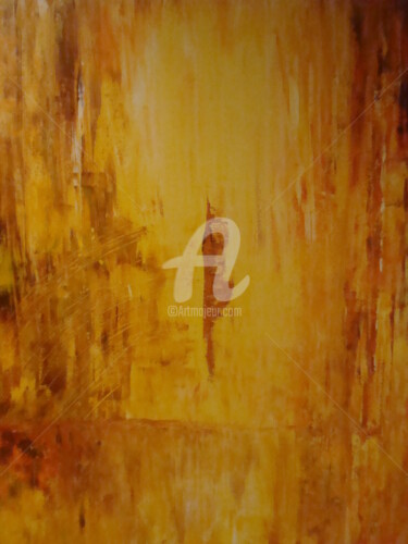 Painting titled "Eté dans l'âme" by Nelly Carnet, Original Artwork, Acrylic Mounted on Wood Stretcher frame