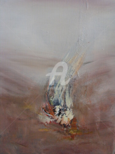 Peinture intitulée "Apparition" par Nelly Carnet, Œuvre d'art originale, Acrylique Monté sur Châssis en bois