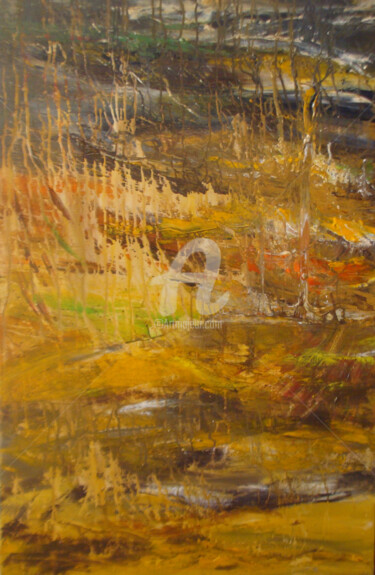 Peinture intitulée "Liesse de le terre" par Nelly Carnet, Œuvre d'art originale, Acrylique Monté sur Châssis en bois