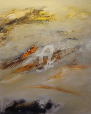 Peinture intitulée "Mon paysage c'est t…" par Nelly Carnet, Œuvre d'art originale, Acrylique Monté sur Châssis en bois
