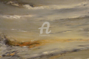 Картина под названием "Dans le désert de l…" - Nelly Carnet, Подлинное произведение искусства, Акрил Установлен на Деревянна…