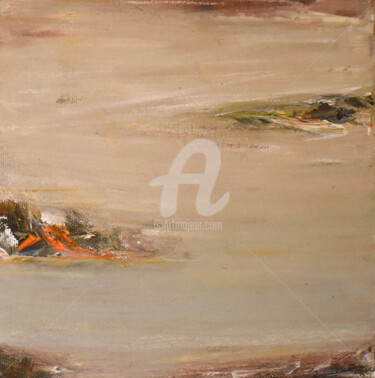 Pintura titulada "Baie dans le motif" por Nelly Carnet, Obra de arte original, Acrílico Montado en Bastidor de camilla de ma…