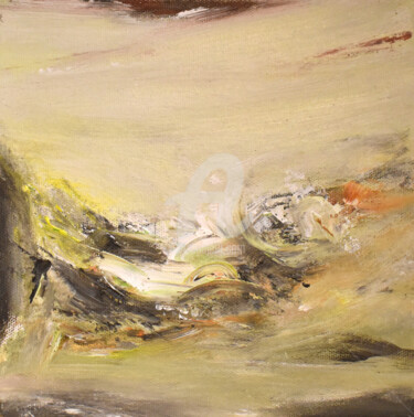 Peinture intitulée "Remous dans la baie" par Nelly Carnet, Œuvre d'art originale, Acrylique Monté sur Châssis en bois