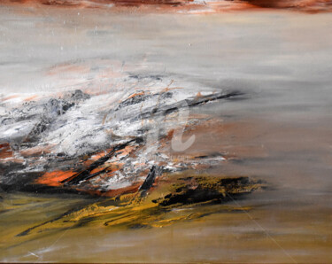 Pintura titulada "La baie ensoleillée" por Nelly Carnet, Obra de arte original, Acrílico Montado en Bastidor de camilla de m…