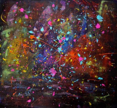 Peinture intitulée "Let's dance" par Nelly Quéré Cougard, Œuvre d'art originale