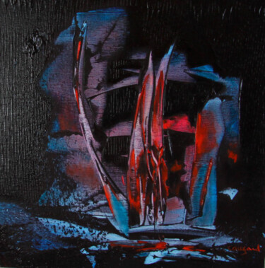 Peinture intitulée "vieux-gréments" par Nelly Quéré Cougard, Œuvre d'art originale, Huile