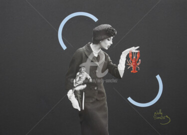 Collages intitolato "Les surprises du sa…" da Nelly Sanchez, Opera d'arte originale, Collages