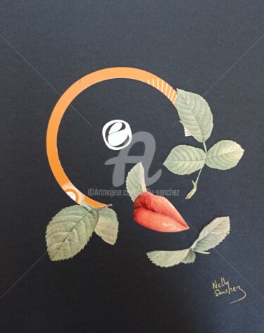 Collagen mit dem Titel "Pour un anniversair…" von Nelly Sanchez, Original-Kunstwerk, Collagen
