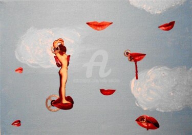 Collages intitolato "Les joies de l'inno…" da Nelly Sanchez, Opera d'arte originale, Altro