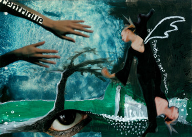 Collages intitulée "Comment c'est le pa…" par Nelly Bisson, Œuvre d'art originale, Autre