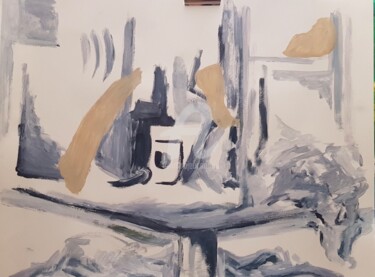 Peinture intitulée "Nature morte 2" par Nelly Coudoux, Œuvre d'art originale, Acrylique