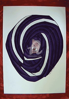 Peinture intitulée "animus" par Nelly Coudoux, Œuvre d'art originale, Pastel