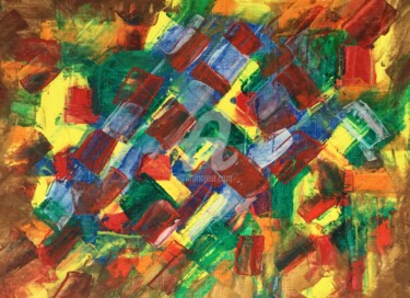 Pintura intitulada "Plein" por Nelly Coudoux, Obras de arte originais, Acrílico