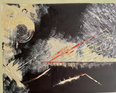 Pittura intitolato "Folgore" da Nelly Marlier, Opera d'arte originale, Olio Montato su Telaio per barella in legno