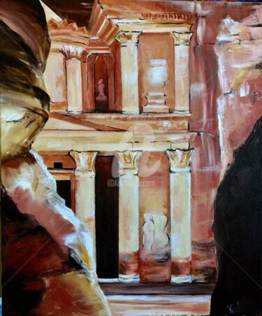 Peinture intitulée "Petra" par Nelly Sandrin, Œuvre d'art originale, Acrylique