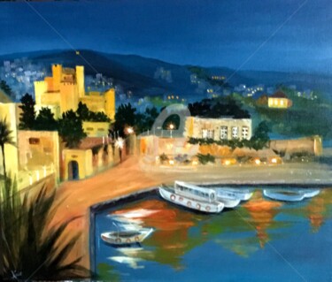 Painting titled "Byblos" by Nelly Sandrin, Original Artwork, Acrylic