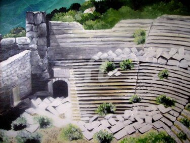Painting titled "termessos" by Nelly Sandrin, Original Artwork