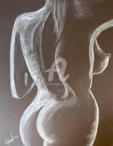 Drawing titled "Details" by Nelly Sandrin, Original Artwork, Charcoal