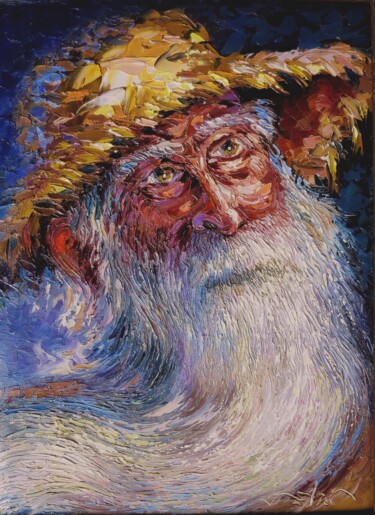 Painting titled "Te daré un consejo" by Nelson Labrada, Original Artwork, Oil