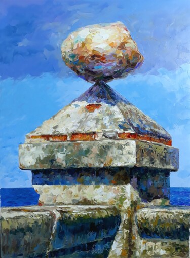Peinture intitulée "Equilibrio" par Nelson Labrada, Œuvre d'art originale, Huile