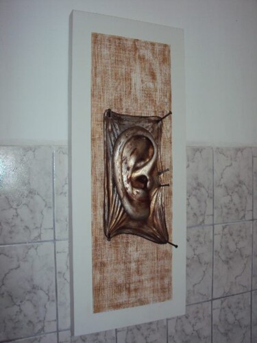 Escultura intitulada "o-sentido-da-palavr…" por Nelson Moratto, Obras de arte originais