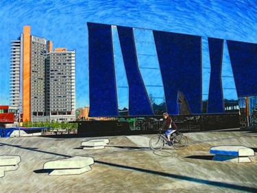 Fotografía titulada "Esplanada del Forum" por Nelson Souto, Obra de arte original