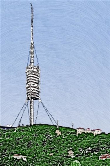 Fotografía titulada "Torre de comunicaci…" por Nelson Souto, Obra de arte original