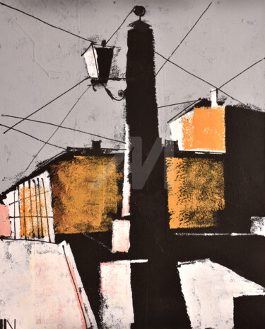 Подъяческий мост Peinture intitulée "Подъяческий мост" par Igor Nelubovich, Œuvre d'art originale, Acrylique