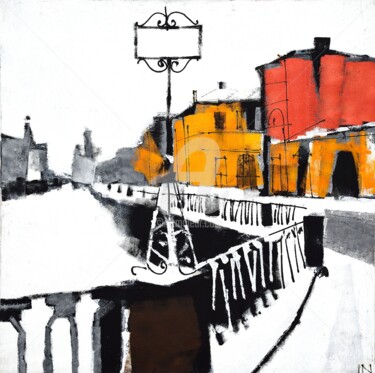 "Griboedov canal" başlıklı Tablo Igor Nelubovich tarafından, Orijinal sanat, Petrol