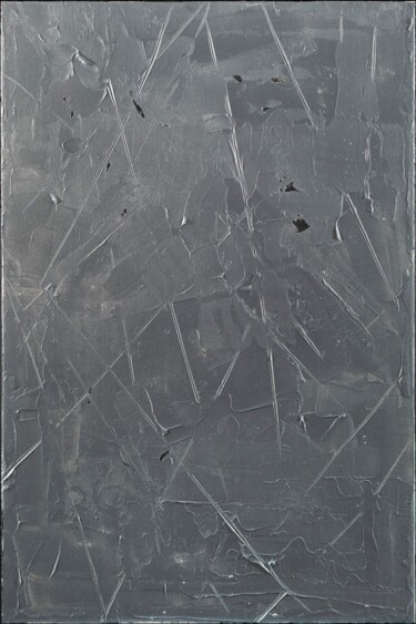 Painting titled "Silver Spoon" by Nemanja Nikolic, Original Artwork, Acrylic Mounted on Wood Stretcher frame