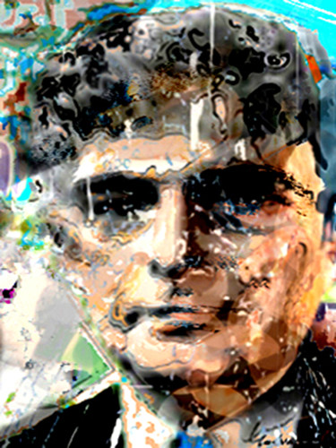 Digital Arts titled "Facestudy" by Immo Jalass, Original Artwork, Digital Painting