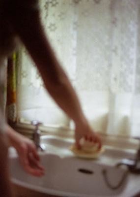 Photography titled "Washing Hands" by Nemi Miller, Original Artwork