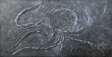 Painting titled "Abstract Aliens  -…" by Neo Asgard, Original Artwork, Acrylic