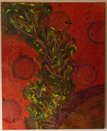 Painting titled "La maladie" by Nephidell, Original Artwork